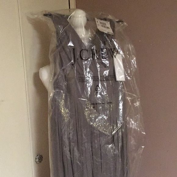 J. Crew Silk Chiffon Sophia long dress / Size 4 - Picture 3 of 6